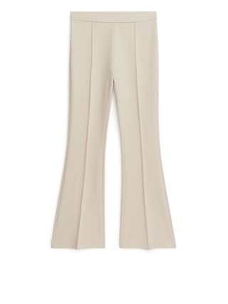 Arket + Kick Flare Jersey Trousers