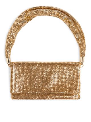 Arket + Metallic Shoulder Bag