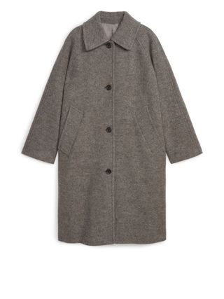 Arket + Bouclé Wool Coat