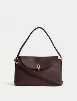 M&S Collection + Leather Shoulder Bag