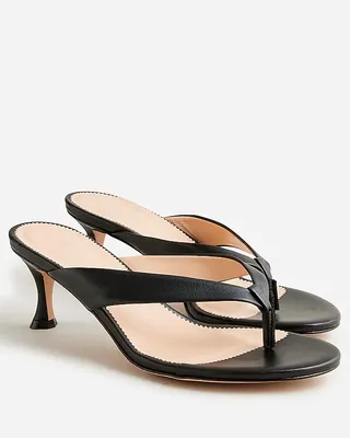 J.Crew + Violetta Made-in-Italy Thong Sandals in Leather