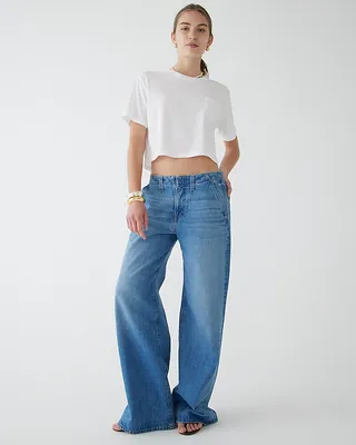 J.crew + Limited-Edition Point Sur Puddle Jean in Charlotte Wash