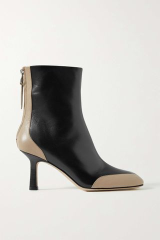 Aeyde + Lily Two-Tone Leather Boots
