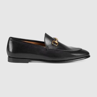 Gucci + Leather Jordaan Loafers