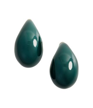 Bottega Veneta + Enamel Teardrop Earrings