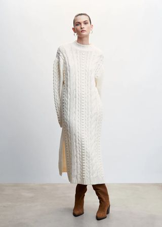 Mango + Knit Long Dressl