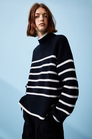 H&M + Wool-Blend Turtleneck Jumper