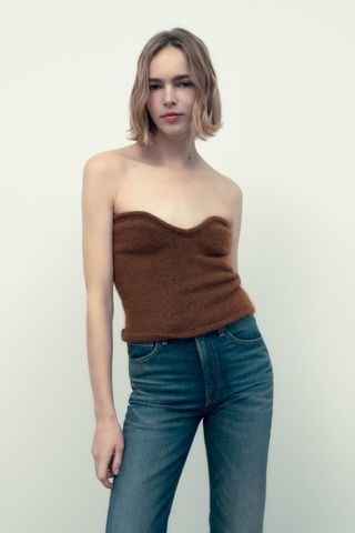 Zara + Knit Bustier
