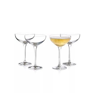 Hotel Collection + Set of 4 Coupe Cocktail Glasses