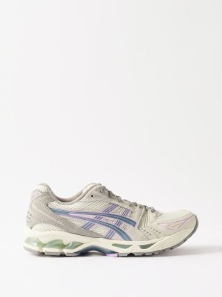 Asics + Gel-Kayano 14 Mesh and Rubber Trainers