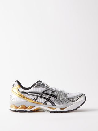 Asics + Gel-Kayano 14 Mesh and Rubber Trainers