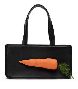 Puppets and Puppets + Ssense Exclusive Black Carrot Top Handle Bag