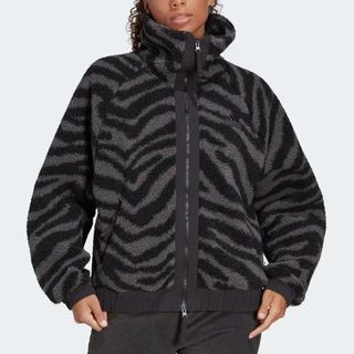 adidas + Hyperglam Fleece Zebra Jacket