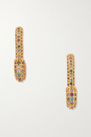 Crystal Haze Jewelry + Pin Up Gold-Plated Cubic Zirconia Earrings