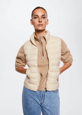 Mango + Ultra-Light Quilted Gilet