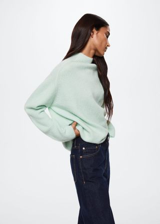 Mango + Perkins-Neck 100% Cashmere Sweater