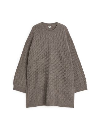 Arket + Cable-Knit Wool Jumper