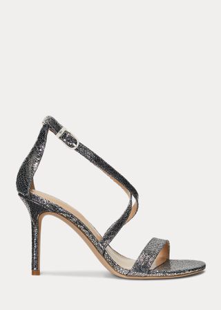 Ralph Lauren + Gabriele Metallic Leather Sandal