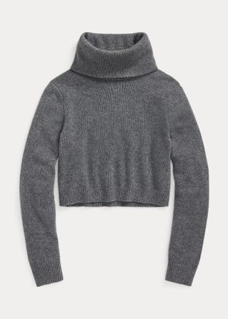 Polo Ralph Lauren + Cropped Cashmere Roll Neck Jumper