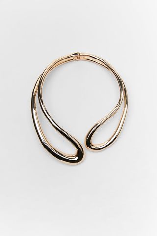 Zara + Metal Choker Necklace