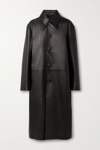 Nili Lotan + Abel Paneled Leather Coat