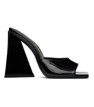 The Attico + Black Devon Heeled Sandals