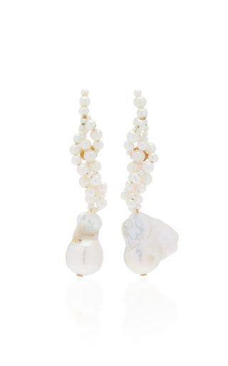 Completedworks + Gotcha 14k Gold Vermeil Pearl Earrings