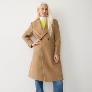 J.Crew + Mirabelle topcoat in Italian wool-cashmere