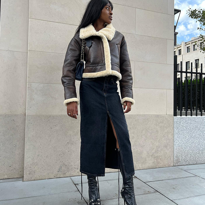 The Viral Zara Shearling Coat Is Now Back in Stock