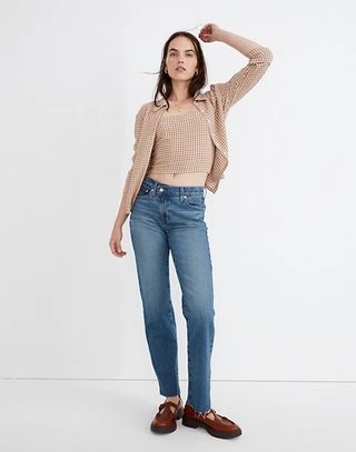 Madewell + The Mid-Rise Perfect Vintage Straight Jeans