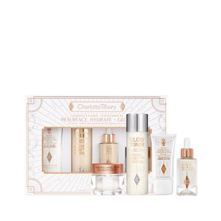 Charlotte Tilbury + 4 Magic + Science Steps to Resurface, Hydrate + Glow