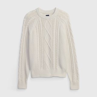 Gap + Cable-Knit Crewneck Sweater