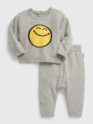 Gap + Gap × SmileyWorld® Baby Sweater Outfit Set