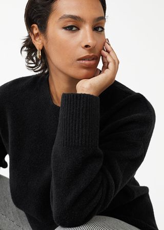 & Other Stories + Cropped Knit Sweater