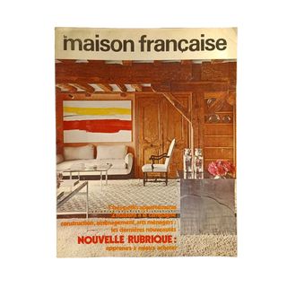 La Maison Francaise + Magazine 1970 Mars Rare Vintage Interior Design