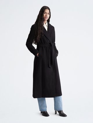 Calvin Klein + Walker Wool Overcoat