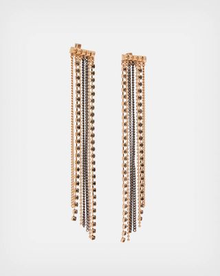 AllSaints + Farrah Chain Earrings