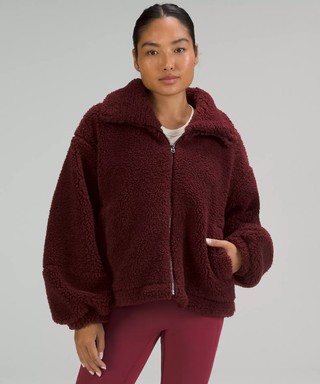Lululemon + Cinchable Fleece Zip-Up