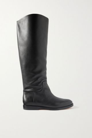 Vince + Carleigh Leather Knee Boots