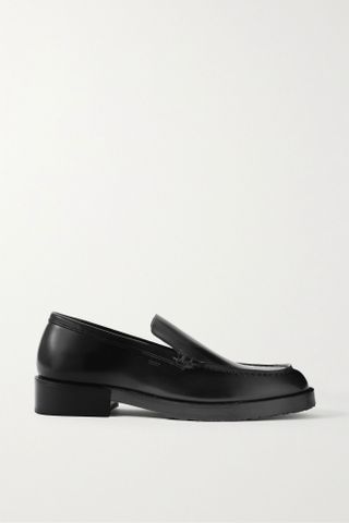 BY FAR + Rafael Patent-Leather Loafers