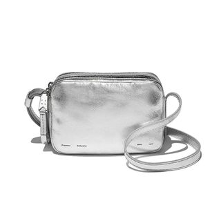 Proenza Schouler White Label + Watts Metallic Leather Camera Bag