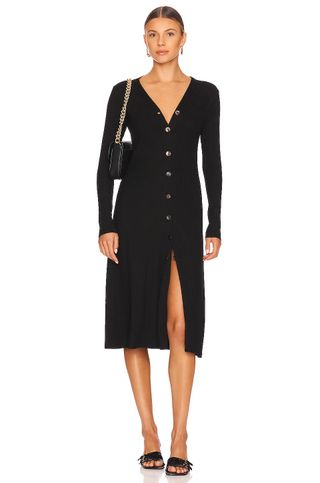 Enza Costa + Flare Cardigan Dress