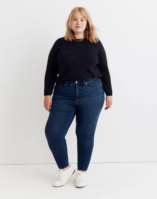 Madewell + Plus Curvy High-Rise Skinny Jeans in Coronet Wash