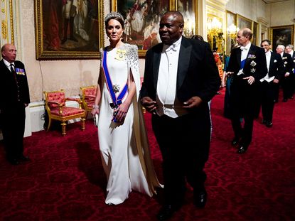 Kate Middleton Was Dripping in Jewels for a State Dinner | Who What Wear