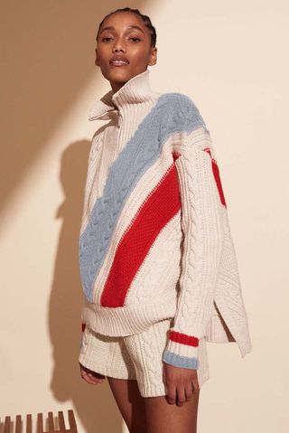 Solid and Striped + The Adriana Half Zip Pullover