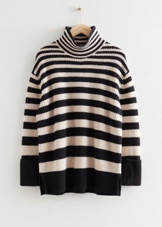 & Other Stories + Oversized Turtleneck Knit Jumper