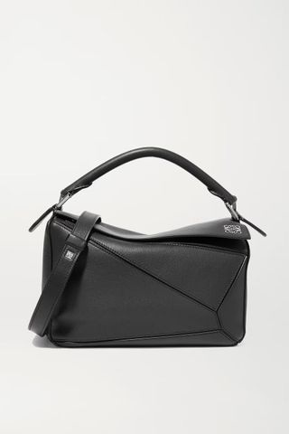 Loewe + Puzzle Small Textured-Leather Bag