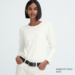 Uniqlo + Heattech Ultra Warm Crew Neck Long Sleeved Thermal Top