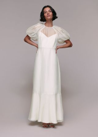 Whistles + Sabrina Silk Wedding Dress