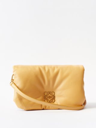 Loewe + Puffer Goya Padded-Leather Cross-Body Bag